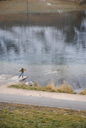 Le lac en contrebas du jardin